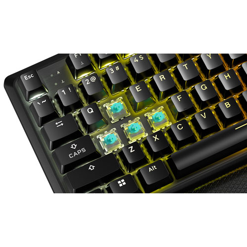 Clavier de jeu sans pavé numérique avec fil rétroéclairé à commutateurs magnétiques linéaires K70 Pro de Corsair - Noir