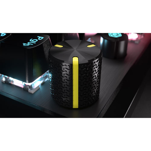 Clavier de jeu sans pavé numérique avec fil rétroéclairé à commutateurs mécaniques linéaires Red K70 CORE de Corsair - Noir