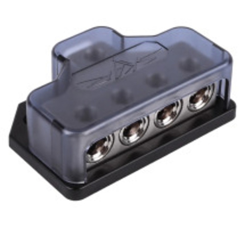 SKAR AUDIO  Sk-Dist-Blk7 1 X 0/4 Gauge to 4 X 0/4 Gauge Power Distribution Block