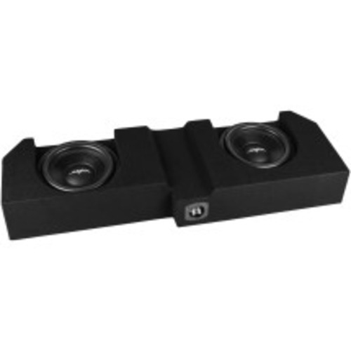 Image 1 of 5.. Skar Audio Dual 12" 1000W RMS Loaded Subwoofer Enclosure for 2019-2023 Chevrolet Silverado/GMC Sierra Crew Cab Trucks