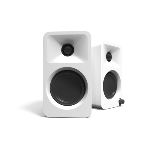 Kanto ORA 100W Powered Reference Desktop Speakers with Bluetooth and USB-C - White, Pair