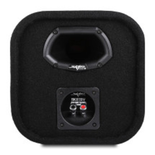 Skar Audio SK8TBV Single 8" 200W RMS Loaded Vented Subwoofer Enclosure Tube