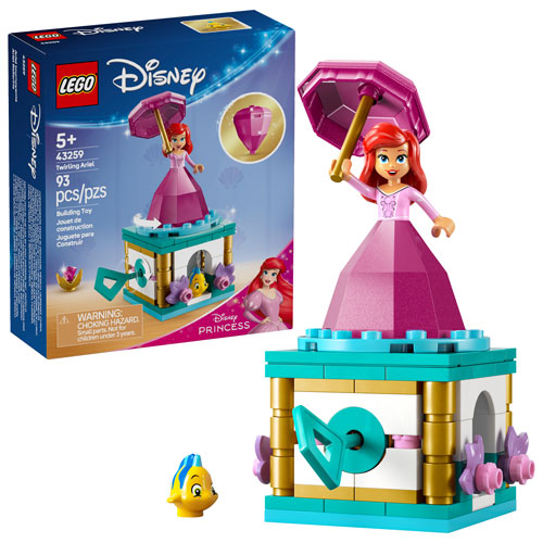 Image 1 of 7.. LEGO Disney: Twirling Ariel - 93 Pieces