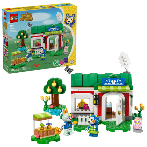 Image 1 de 6.. LEGO Animal Crossing : La boutique de vêtements des soeurs Doigts de Fée - 322 pièces