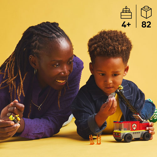 LEGO City: Fire Ladder Truck - 82 Pieces