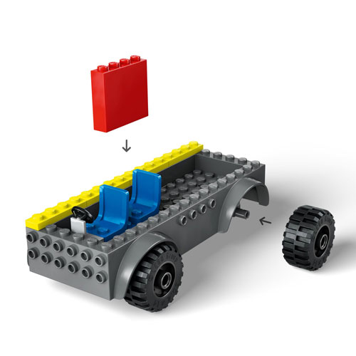 LEGO City: Fire Ladder Truck - 82 Pieces