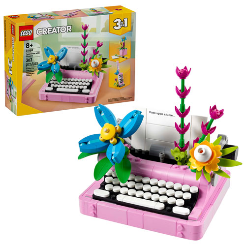 LEGO Creator: Typewriter with Flowers - 363 Pieces