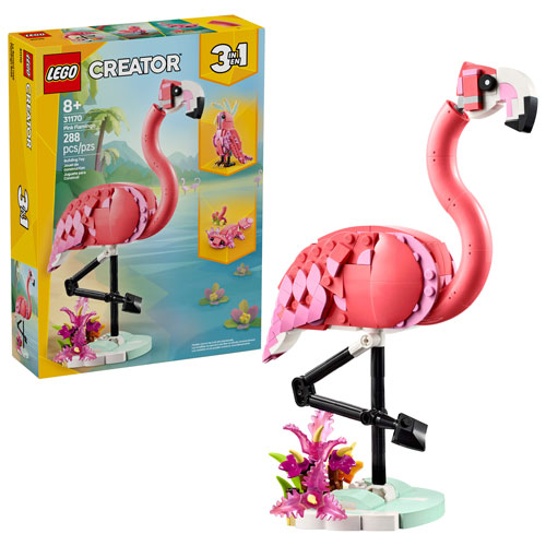 LEGO Creator : Les animaux sauvages : Le flamant rose - 288 pièces