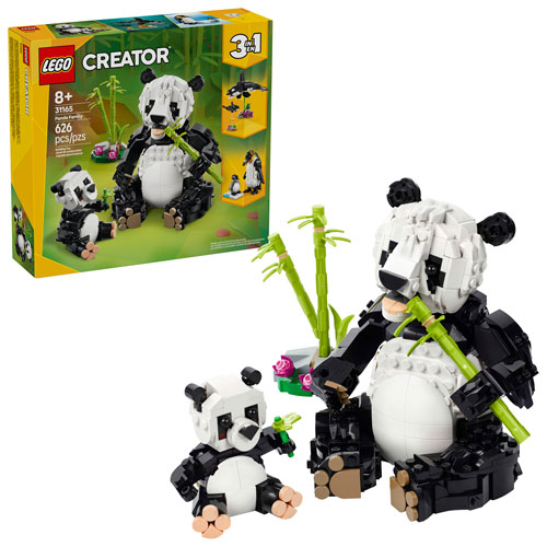 LEGO Creator : Les animaux sauvages : la famille de pandas - 626 pièces