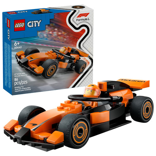 LEGO City: F1 Driver with McLaren Race Car - 86 Pieces