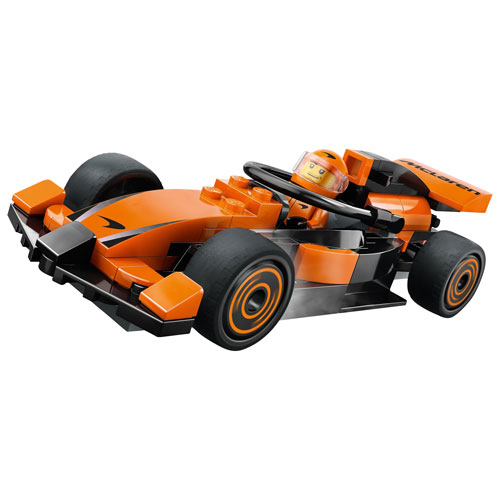 LEGO City : Le pilote de F1 avec la voiture de course McLaren - 86 pièces