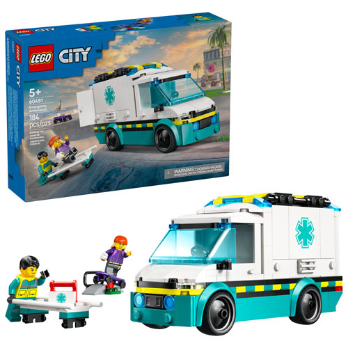 LEGO City : L'ambulance d'urgence - 184 pièces