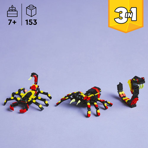 LEGO Creator: Wild Animals Surprising Spider - 153 Pieces