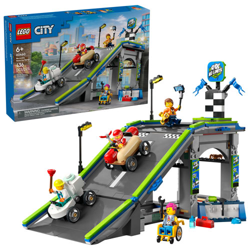 LEGO City : Sans limites : Rampe d'accélération pour voitures de course - 436 pièces