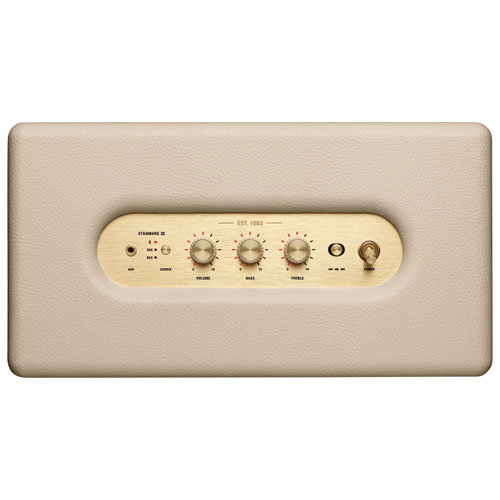 Haut-parleur Bluetooth sans fil Stanmore III de Marshall - Crème
