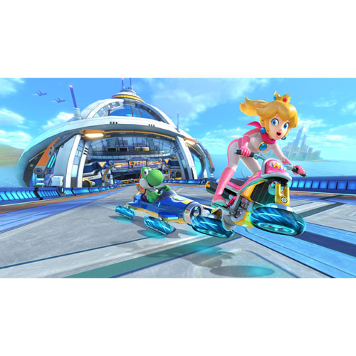 Ensemble Nintendo Switch – Mmodèle OLED Mario Kart 8 Deluxe et abonnement individuel en ligne de 12 mois