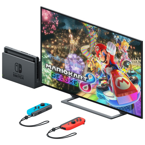 Ensemble Nintendo Switch Mario Kart 8 Deluxe avec abonnement individuel en ligne de 12 mois