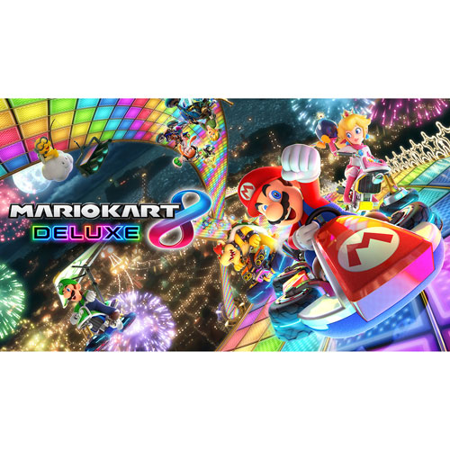 Ensemble Nintendo Switch Mario Kart 8 Deluxe avec abonnement individuel en ligne de 12 mois