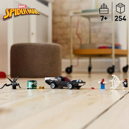 LEGO Marvel: Spider-Man vs. Venom Muscle Car - 254 Pieces (76309)