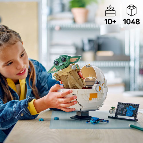 LEGO Star Wars: Grogu et son landau à répulseurs - 1048 pièces