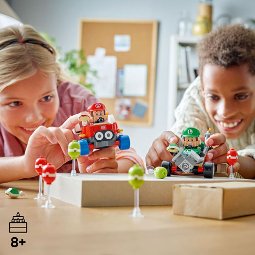 LEGO Super Mario : Mario et Luigi de Mario Kart - 321 pièces