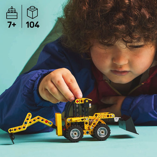 LEGO Technic: Backhoe Loader - 104 Pieces (42197)