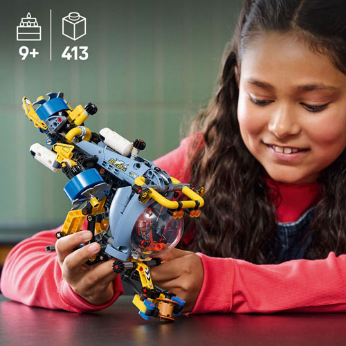 LEGO Technic: Deep-Sea Research Submarine - 413 Pieces (42201)