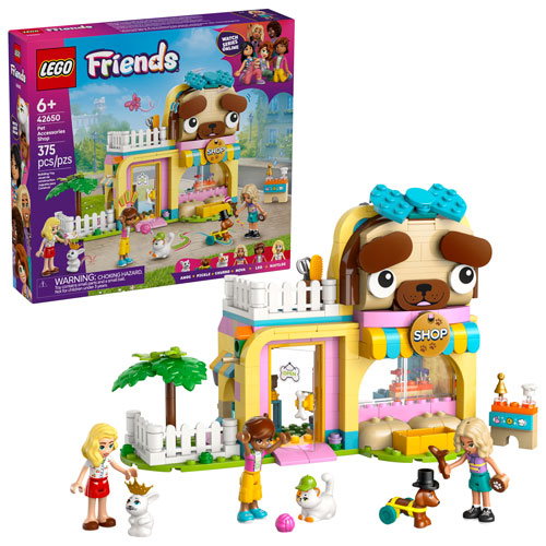 LEGO Friends : La boutique d'accessoires pour animaux de compagnie - 375 pièces