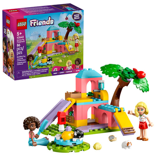 LEGO Friends : L'aire de jeu des cochons d'Inde - 86 pièces