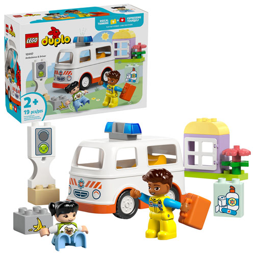 LEGO Duplo: Ambulance & Driver - 19 Pieces