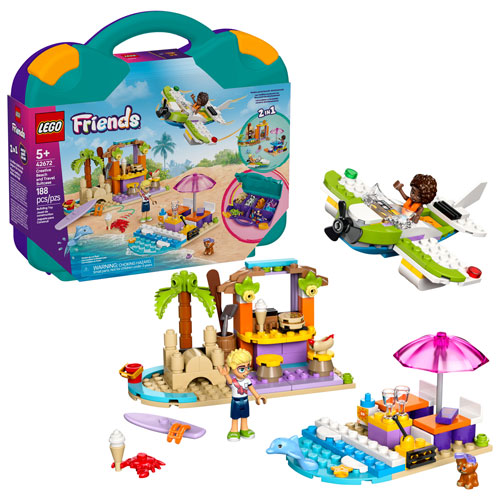 LEGO Friends: Creative Beach and Travel Suitcase - 188 Pieces