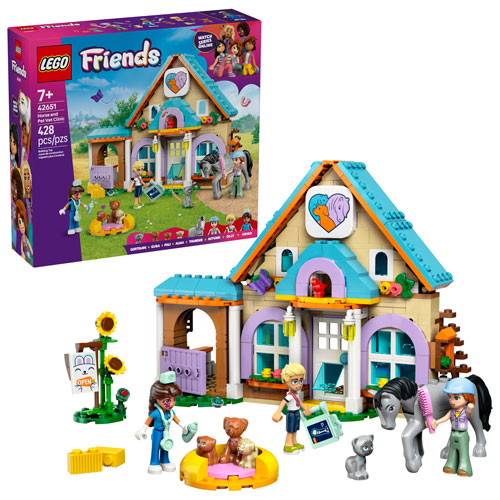 LEGO Friends : La clinique vétérinaire pour chevaux et animaux de compagnie - 428 pièces