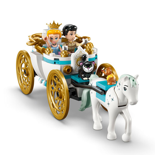 LEGO Disney: Cinderella's Castle & Horse Carriage - 596 Pieces (43275)