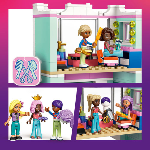LEGO Friends : Le salon de coiffure et la boutique d'accessoires - 347 pièces