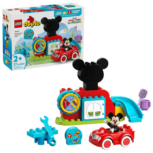 LEGO DUPLO : La maison et la voiture de Mickey - 27 pièces