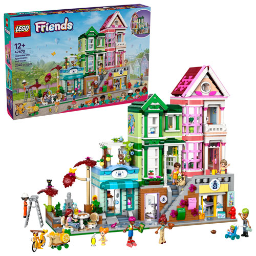 LEGO Friends: Heartlake City Apartments and Stores - 2040 Pieces