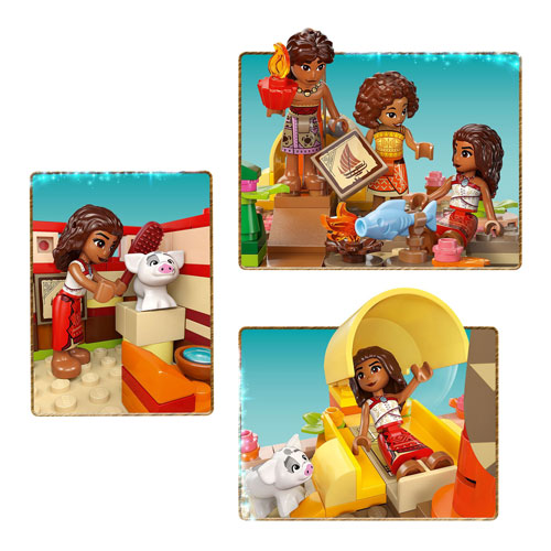 LEGO Disney: Moana's Adventure Canoe - 529 Pieces