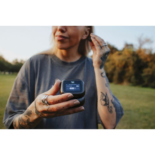 Écouteurs boutons 100 % sans fil à suppression du bruit Live Buds 3 de JBL - Noir