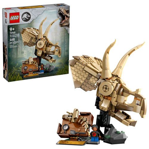 LEGO Jurassic World: Dinosaur Fossils: Triceratops Skull - 468 Pieces (76969)