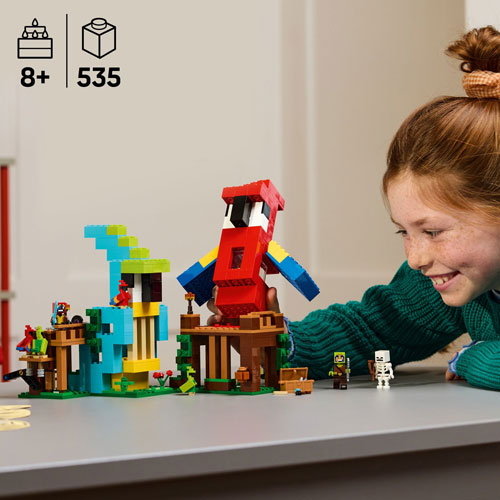 LEGO Minecraft: The Parrot Houses - 535 Pieces (21282)