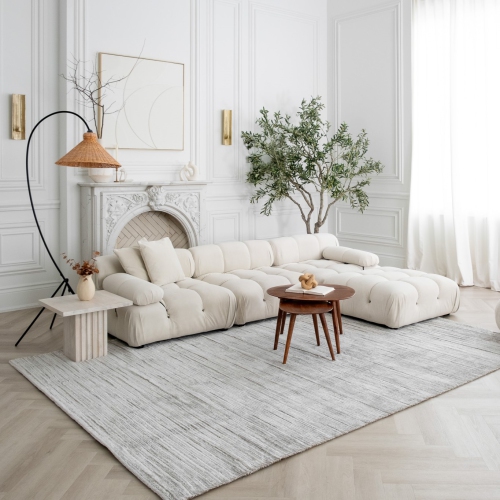 Rug Branch Casa Coastal Abstract Indoor Area Rug, Grey