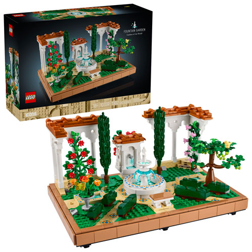 LEGO Icons : Le jardin à la fontaine - 1302 pièces