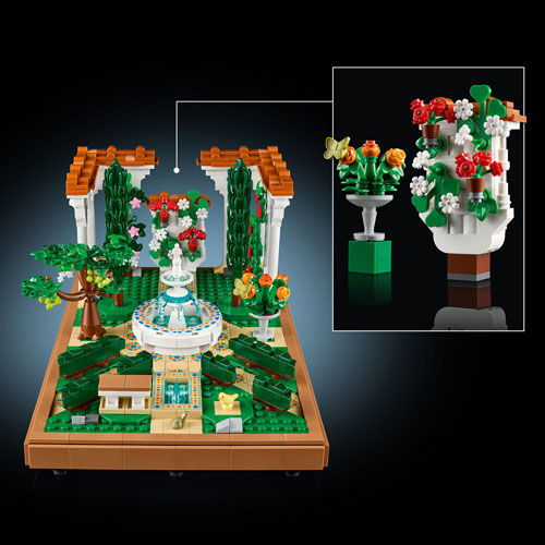 LEGO Icons: Fountain Garden - 1302 Pieces