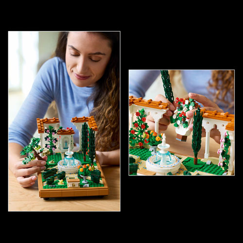 LEGO Icons: Fountain Garden - 1302 Pieces