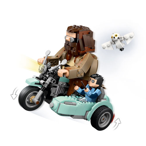 LEGO Harry Potter: La balade en moto de Hagrid et Harry - 617 pièces