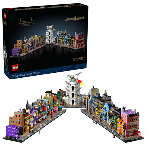 Image 1 of 6.. LEGO Harry Potter: Diagon Alley Wizarding Shops - 2750 Pieces