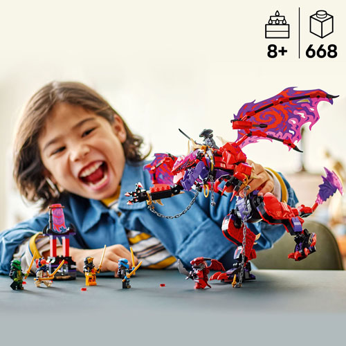 LEGO Ninjago Dragons Rising : Thunderfang, le dragon du chaos - 668 pièces