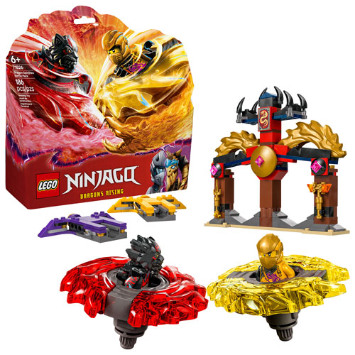 LEGO Ninjago : Ensemble de combat de Spinjitzu du dragon - 186 pièces