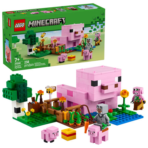 LEGO Minecraft : La maison porcelet - 238 pièces