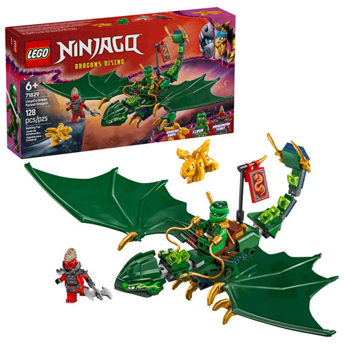 LEGO Ninjago : Le dragon vert de la forêt de Lloyd - 128 pièces